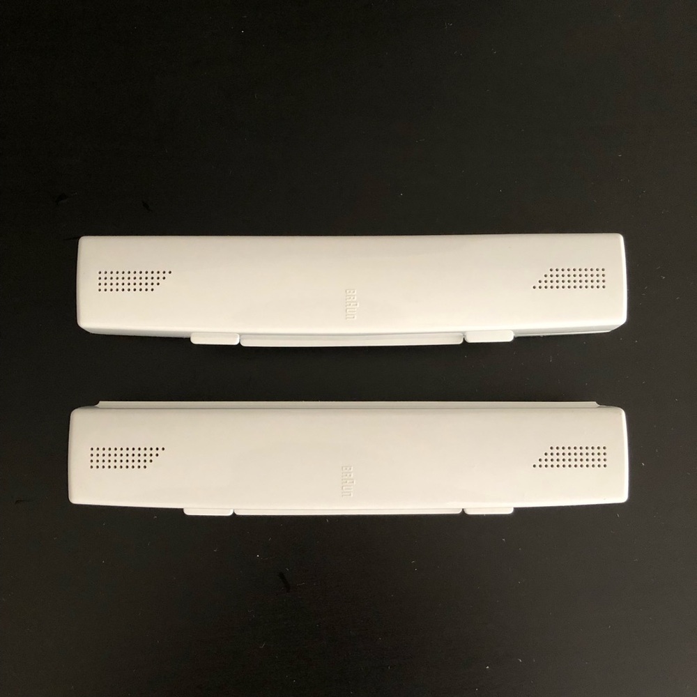 Genuine Braun Oral-B Electric Toothbrush Travel Case White Lot of 2